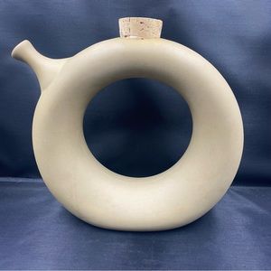 Hartstone USA Pottery “The Wine Tote” Decanter Pitcher With Cork, Signed.